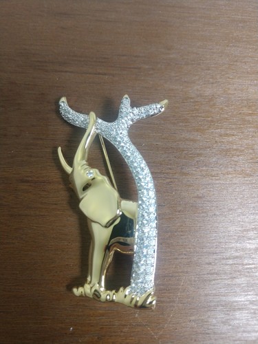 Spilla elefante swarovski - spilla,