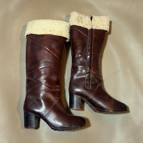 Stivali vintage pelle fine - stivali,