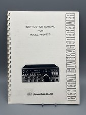 Jrc nrd 525 - manuale, istruzioni
