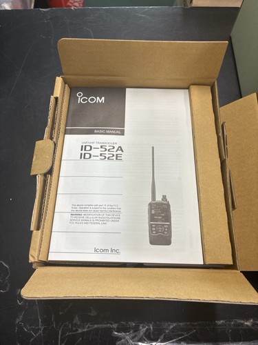Icom 52a plus vhf - id-52a, vhf/uhf