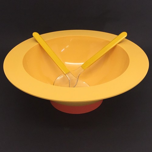 80s yellow insalatiera - ‘80s,