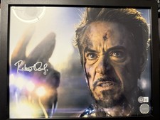 ROBERT DOWNEY JR FIRMATO 11X14