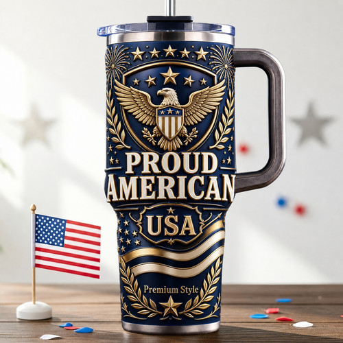 Proud american usa tumbler - usa,