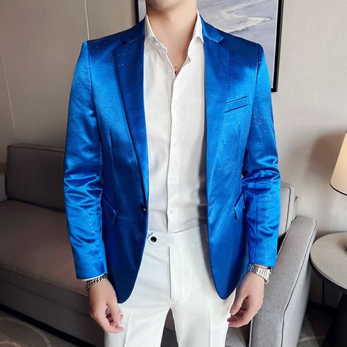 Giacca blazer lucida per - blazer, uomo