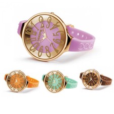 Orologio Donna HOOPS GLAM L JOY Colorato Silicone Nuova Collezione Gold Rose