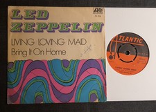 LED ZEPPELIN living Loving Maid TURKISH ONLY PICTURE SLEEVE 7” single w/PS 1970