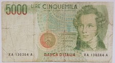 Repubblica Italiana: 5000 Lire
