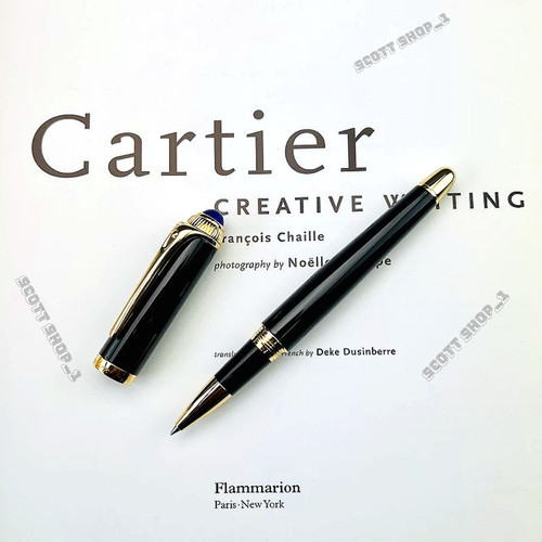 Cartier penna roller oro nero - cartier,
