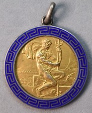 Medaglia in argento settimana motonautica golfo di Napoli 1959