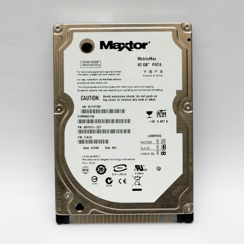 Maxtor stm980215a 80gb - maxtor, 2.5"