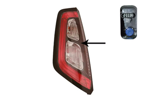 Faro posteriore van - wezel, lato