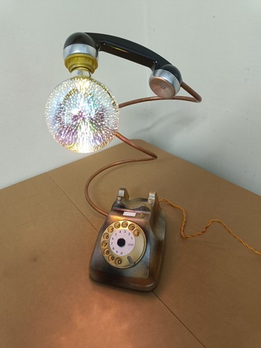 Telefono lampada vintage - telefono,