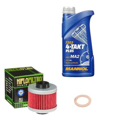 Kit filtro olio hiflo mannol - filtro,