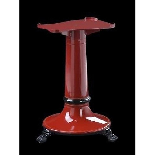 Piedistallo verniciato rosso