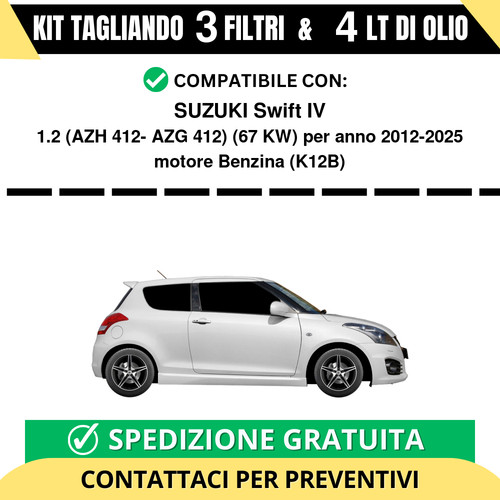 Tagliando per suzuki swift - per,
