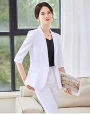 Tailleur bianco elegante - tailleur,
