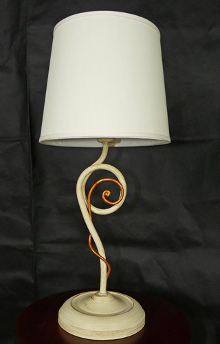 Lume led paralume avorio
