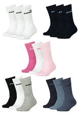 Puma Calzini Da Tennis Crew Per Bambini Unisex 3 Paia