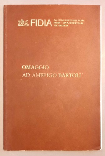 Omaggio amerigo bartoli - omaggio, ad