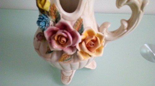 Vaso brocca capodimonte - vaso,