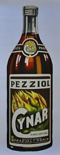 ADVERTISING CYNAR LIQUOR ARTICHOKE ORIGINAL 1952 LITHO POSTER LIN BACK EXCLUSIVE