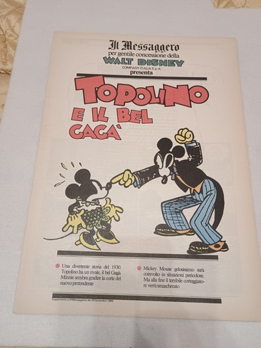 Topolino bel gagà - e,