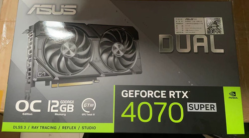 Asus dual geforce - dual, 4070