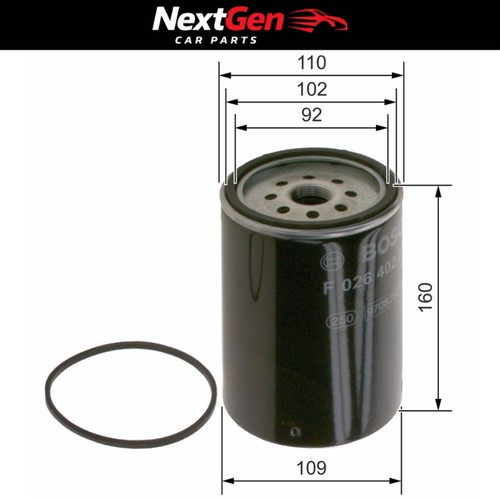 Filtro carburante bosch n2269 - filtro,