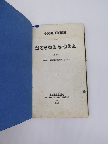 Libro antico compendio - compendio, della