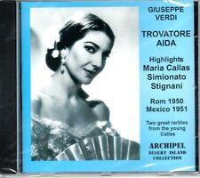 VERDI - AIDA - TROVATORE - HIGHLIGHTS - CALLAS -SIMIONATO - ROME - MEXICO - 1950