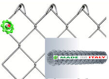 RETE METALLICA ZINCATA PER RECINZIONE  MAGLIA SCIOLTA 50X50 H.200 FILO 1.9 MM