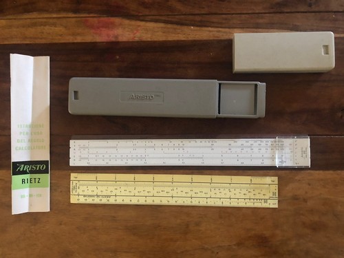 Aristo slide rule rietz - rule,