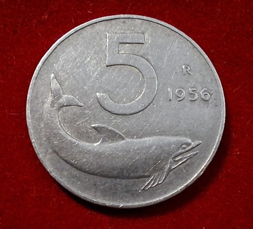 Repubblica lire delfino 1956 - repubblica,
