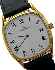 Orologio classico al quarzo UNIVERSAL GENEVE 533.113 placcato oro Eta 210.001