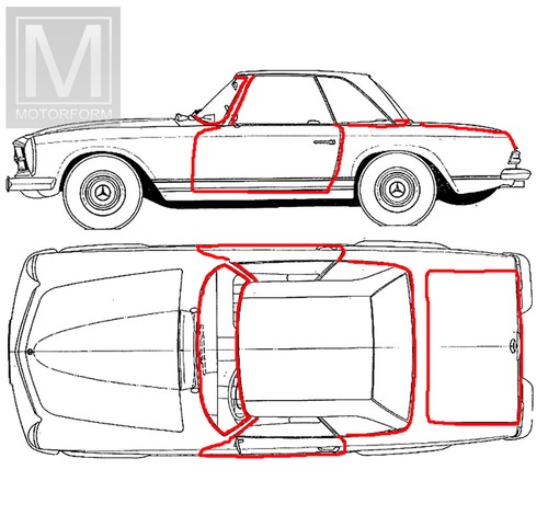 Qualità mercedes w113 - oe, sl