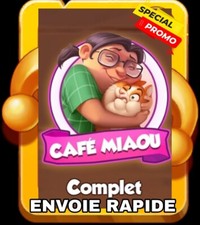 set Café Miaou ( Les blanches