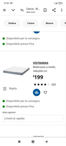 Letto imbottito alla francese