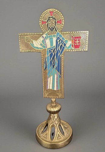 Croce altare ottone - croce,