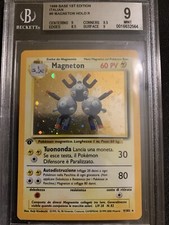 Magneton Set Base Holo Prima Edizione Ita Bgs 9 No Charizard 
