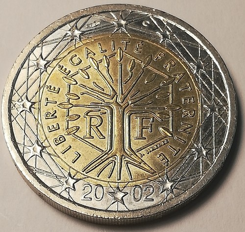 Euros francia 2002 - euros, s/c