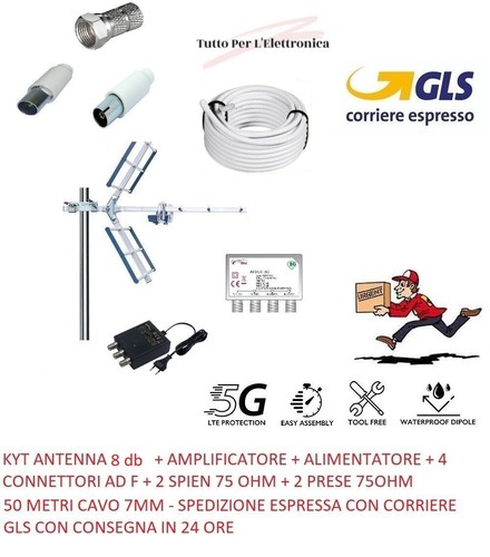 Kit antenna digitale - kit,