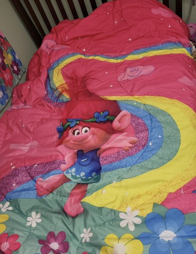 Trolls trapuntino reversibile - trolls,