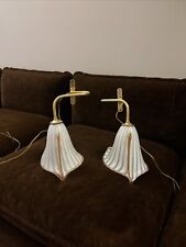 COPPIA APPLIQUE IN VETRO MURANO REALIZZATE A MANO BELLISSIME☀️☀️