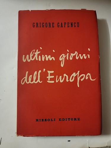 Ultimi giorni dell europa - giorni, dell'europa