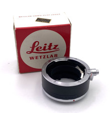 Leica R Extension Adapter Adattatore 14158-2 E 14158-1 CON SCATOLA  ANELLO 14158