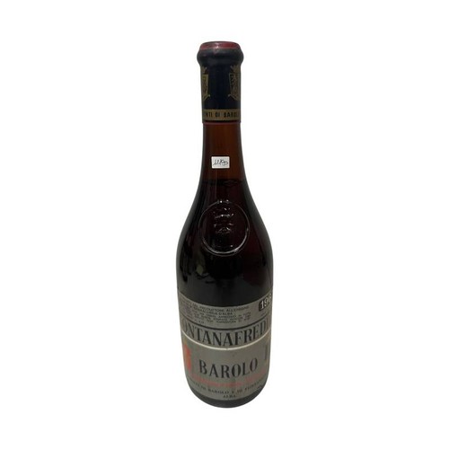 Vintage bottle fontanafredda - bottle,