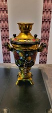 Samovar russo TULA dipinto a
