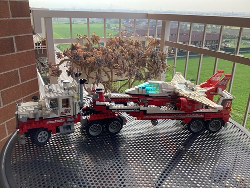 Lego camion con jet model - ,