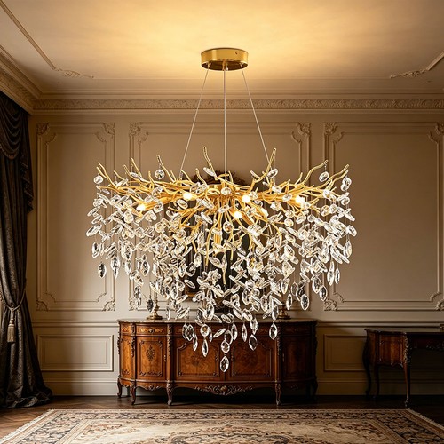 Lampadario moderno cristallo