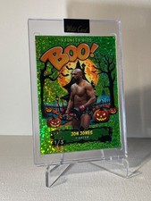 Jon Jones 2025 Wild Card Haunted Hits Green BOO Speckle Holo UFC Fighter 1/3